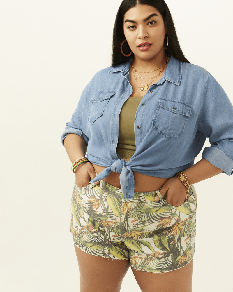 Kut from the kloth plus size shorts shop